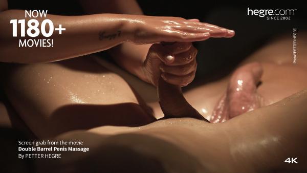 Screenshot #6 dal film Massaggio del pene a doppia canna