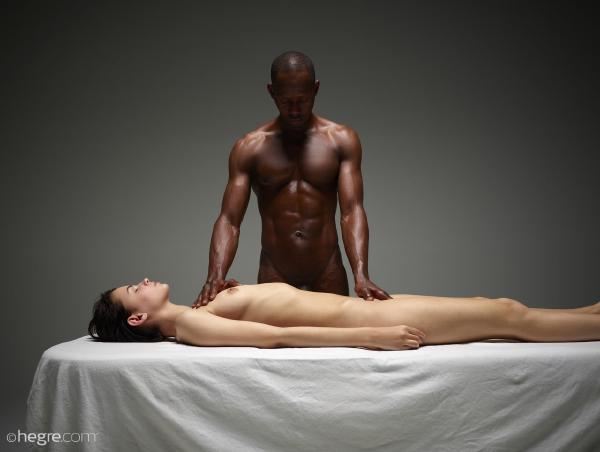 Ariel en Mike seksuele massage #22